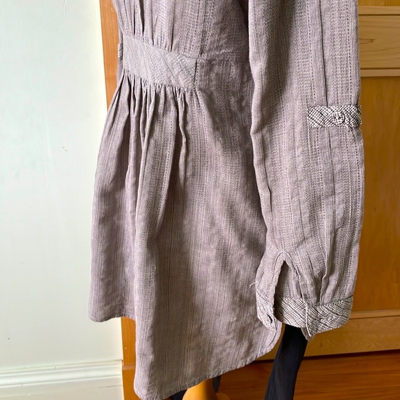 Sandwich Long-Sleeved Grey Button-Down Tunic, Size 38/S - Picture 9 of 15